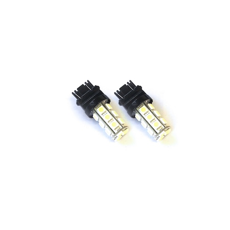 RACE SPORT 3157 18-Chip 5050 Led Replacement Bulbs (Red) (Pair) Pr RS-3157-R-5050